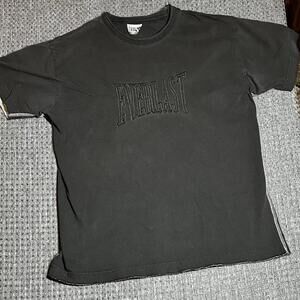 Everlast Men's Black and Grey Tshirt
